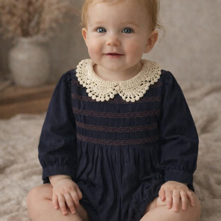 Crochet Collar Romper