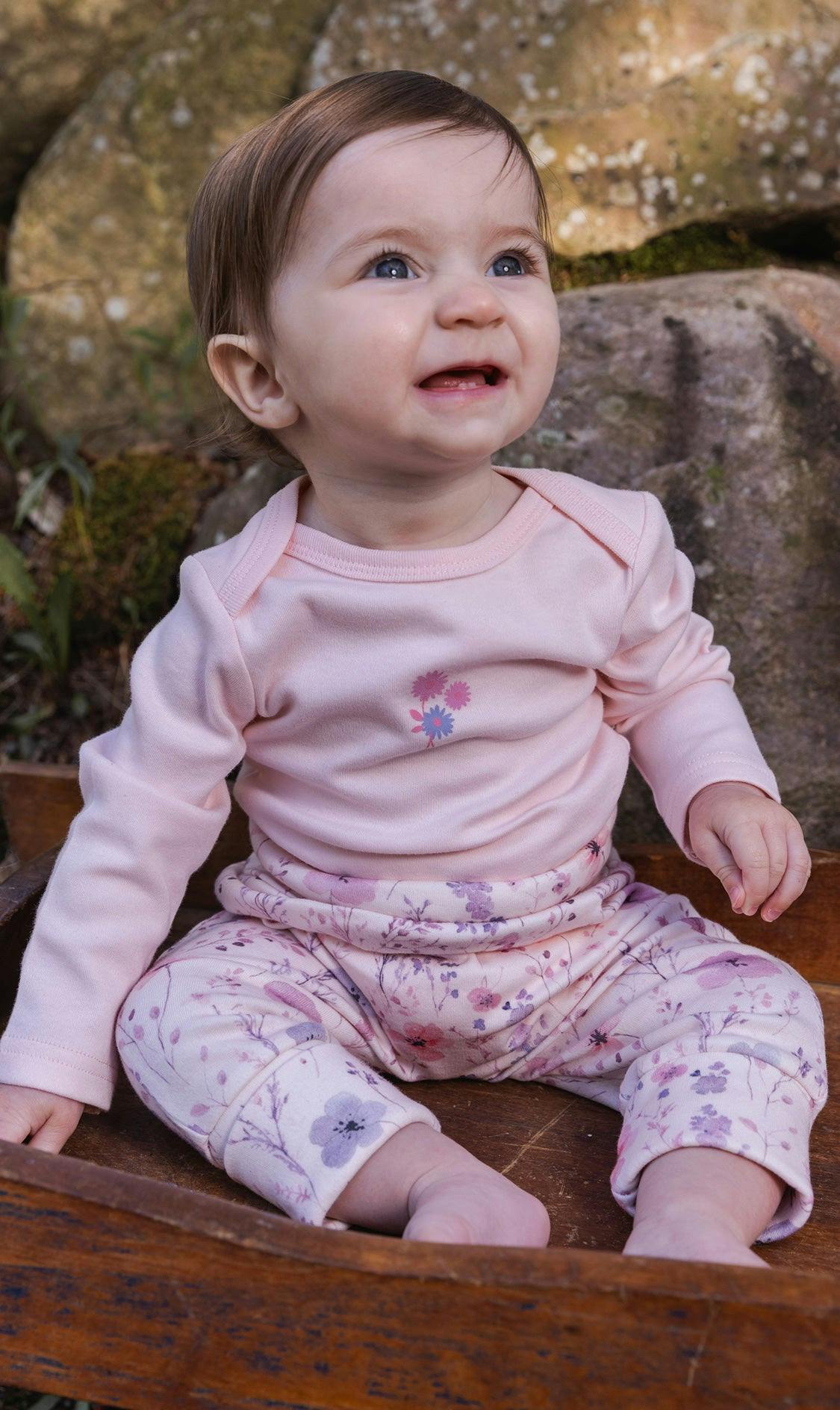 Organic Cotton Onesie Very Pale Pink