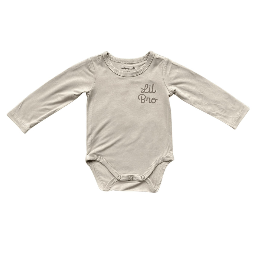 Baby Boy Long Sleeve Bodysuit in Midnight