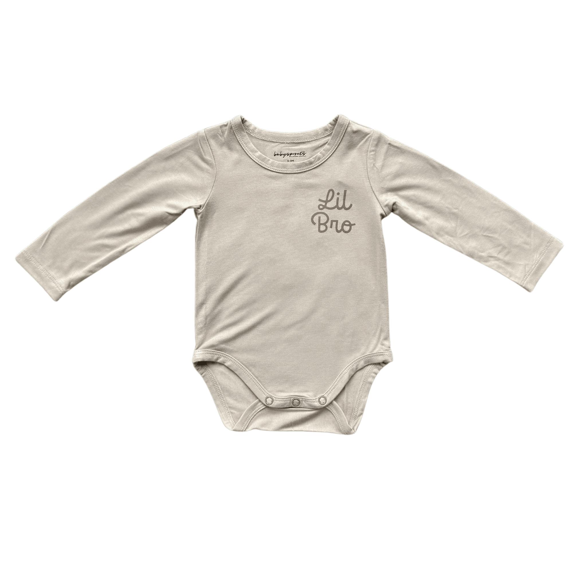 Baby Boy Long Sleeve Bodysuit in Midnight