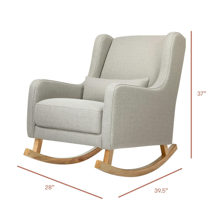 Babyletto Kai Rocker in Eco-Performance Fabric | Water Repellent & Stain Resistant