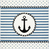 Carousel Kids Sailor Rug, Navy