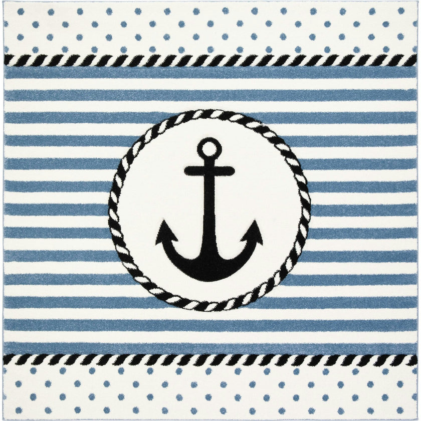 Carousel Kids Sailor Rug, Navy