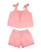 CHIARA SET PINK HOT PINK POMPON
