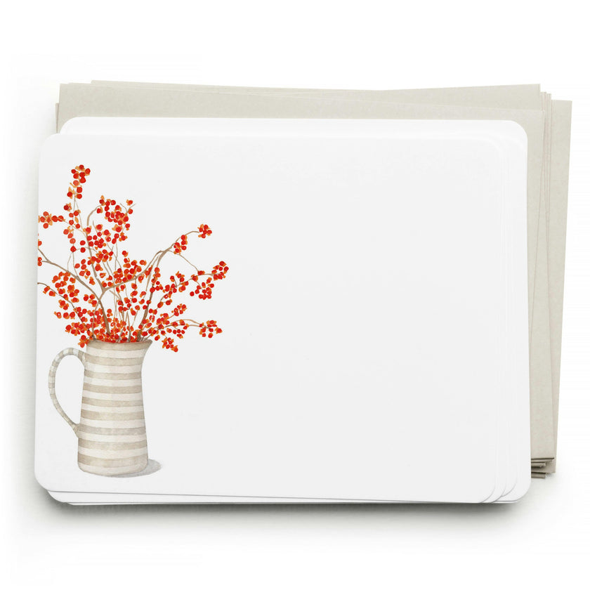Set of 8 Flat Notecards