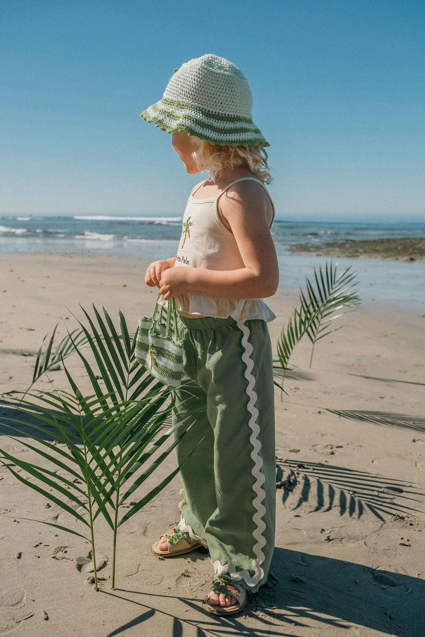 Wide-Leg Pant Set in La Vie en Palm