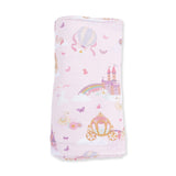 Princess Unicorns and Castle - Swaddle Blanket
