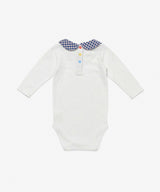 Peter Pan One-piece, Marine Tiny Check