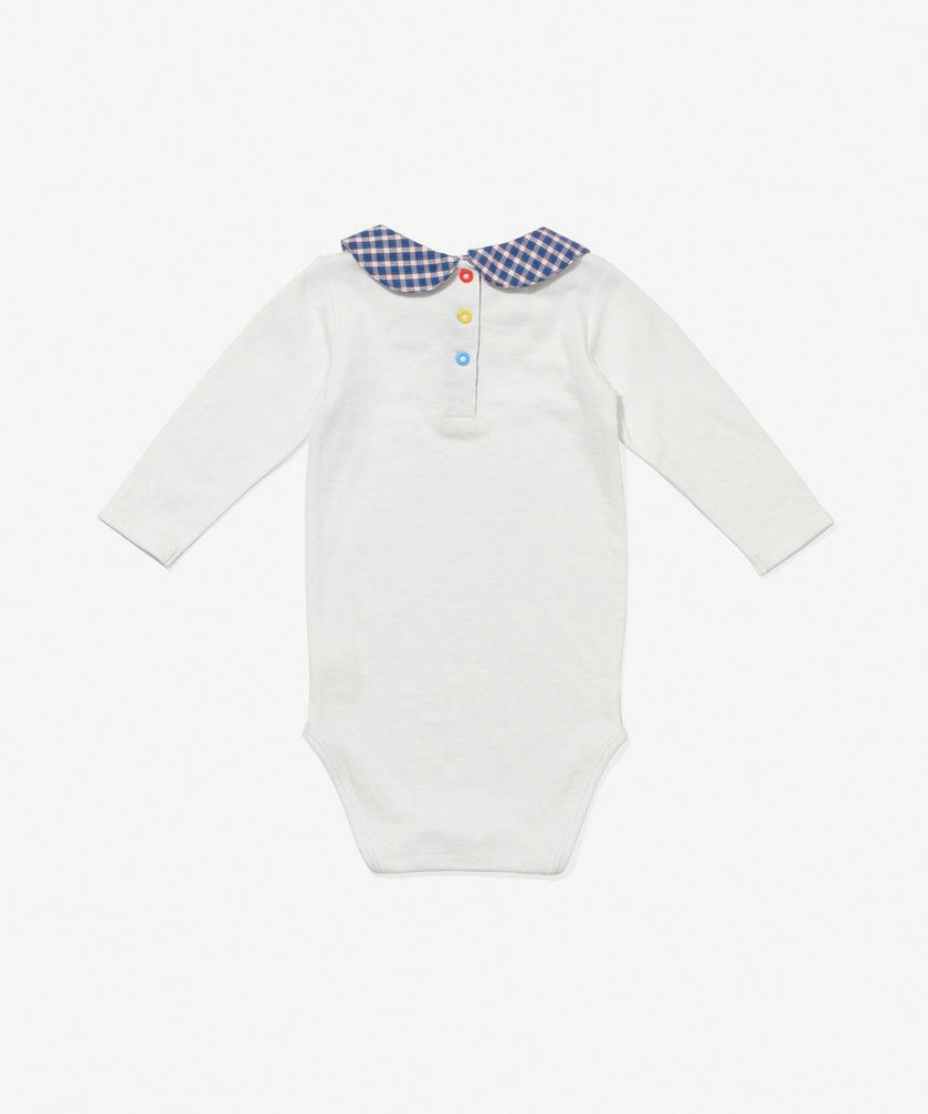 Peter Pan One-piece, Marine Tiny Check
