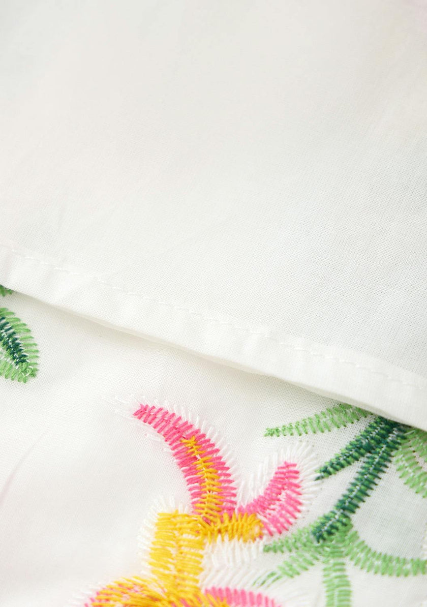 Kaylee Cotton Embroidered Maxi Dress