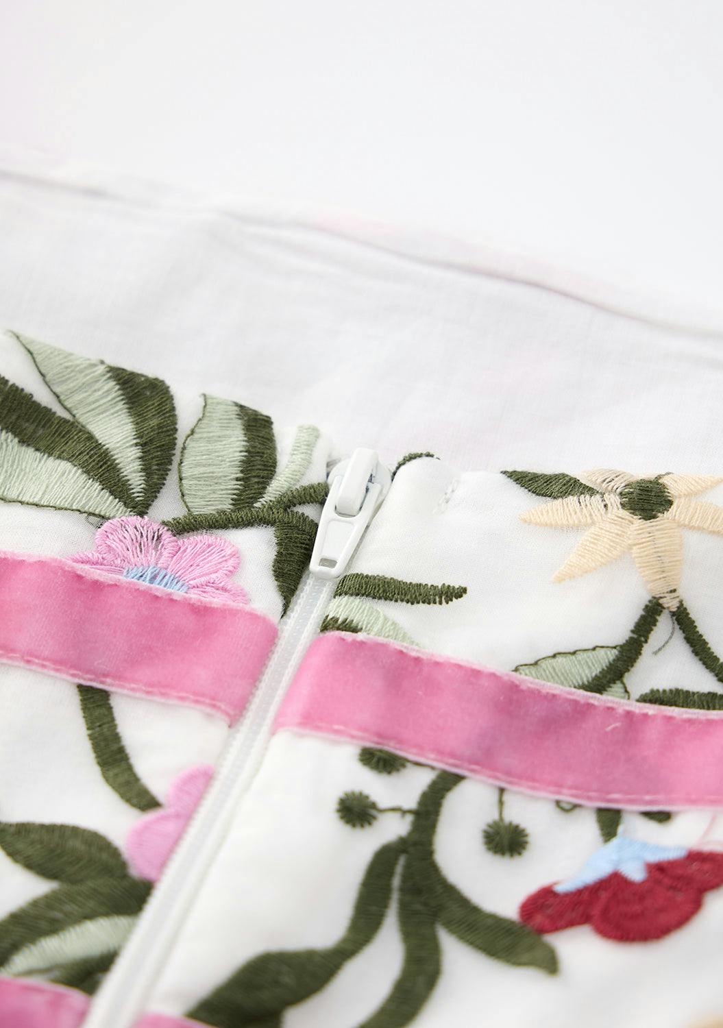 Chantelle Embroidery Maxi Dress
