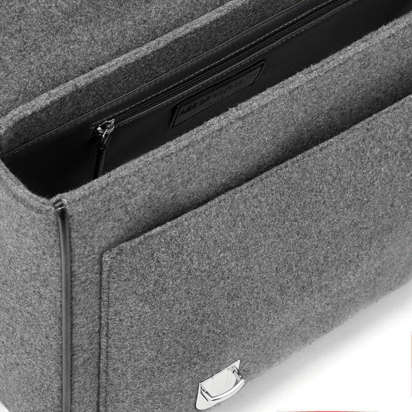 Boston Wool School Bag