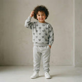 Organic Fleece Sweatshirt - Woodland Bear