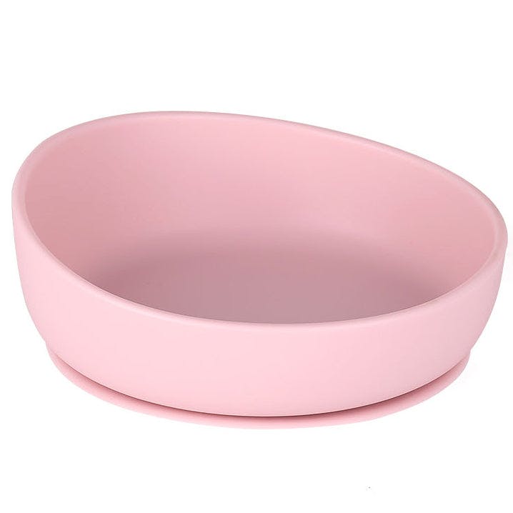 Silicone Baby Plate Bowl - Rose