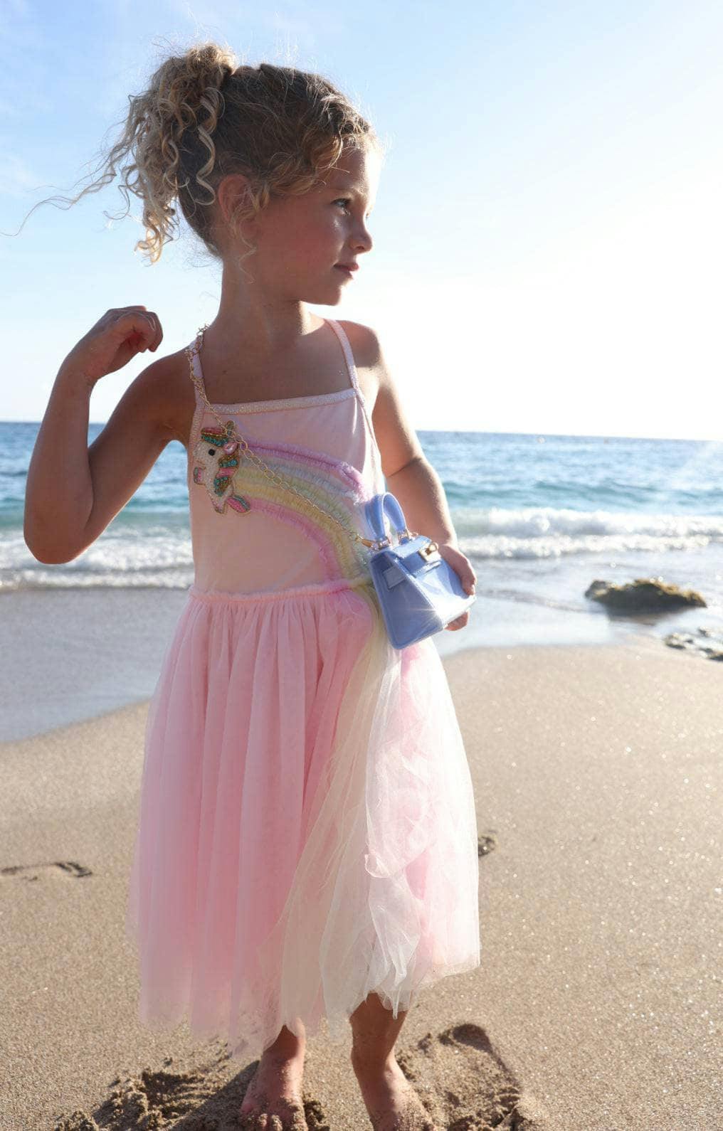 Unicorn Rainbow Tulle Dress