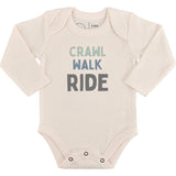 long sleeve graphic bodysuit | crawl walk ride
