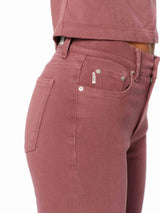 Mara Straight Mid Rise Instasculpt™ Ankle Jeans | Dried Rose