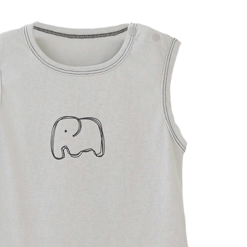 Brown Elephant Short Set