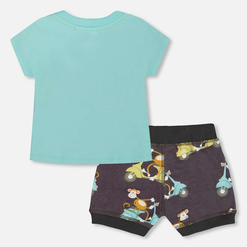Two-Piece Top And Short Set