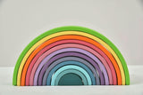 Avenlur Wooden Rainbow Stacker Blocks