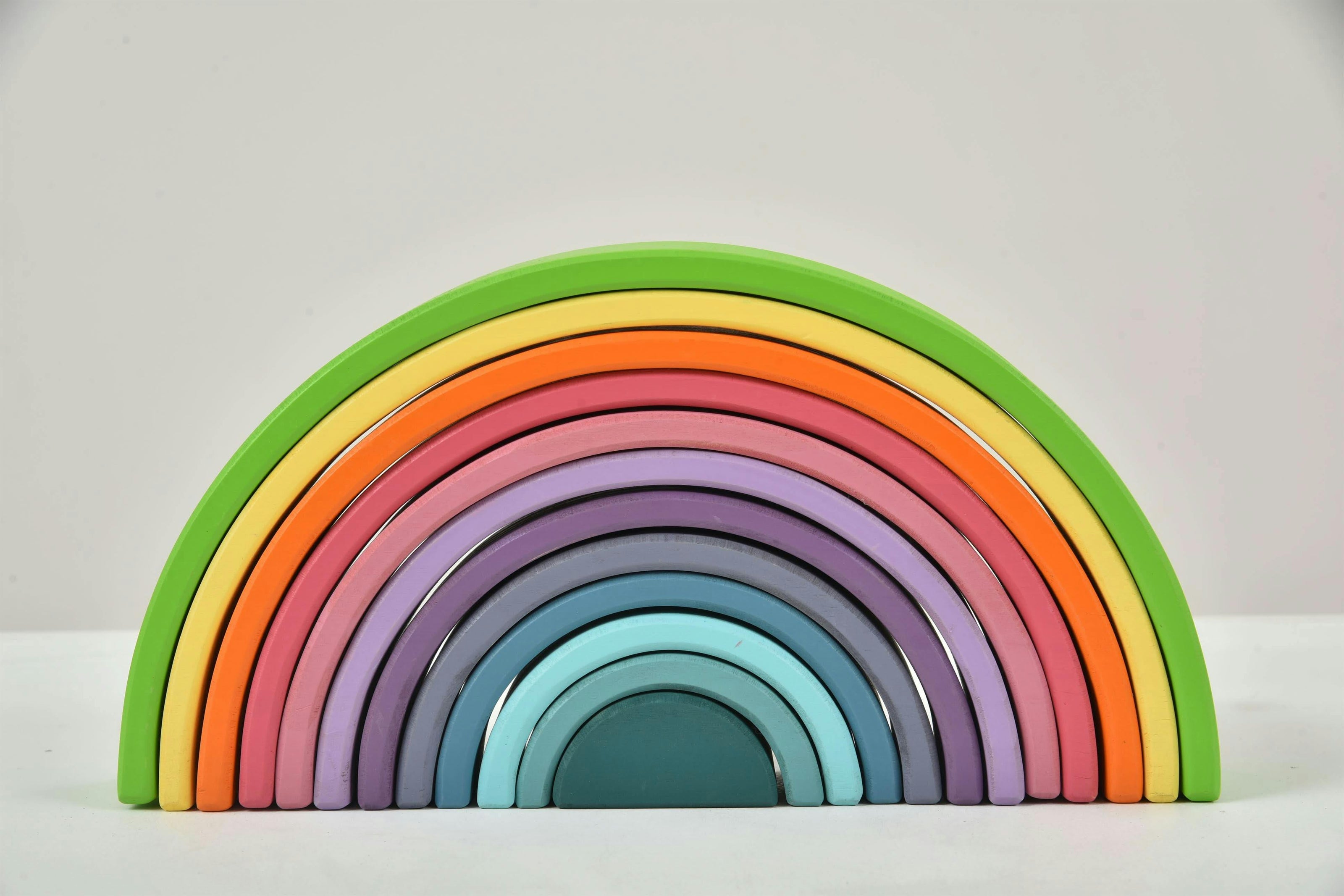 Avenlur Wooden Rainbow Stacker Blocks