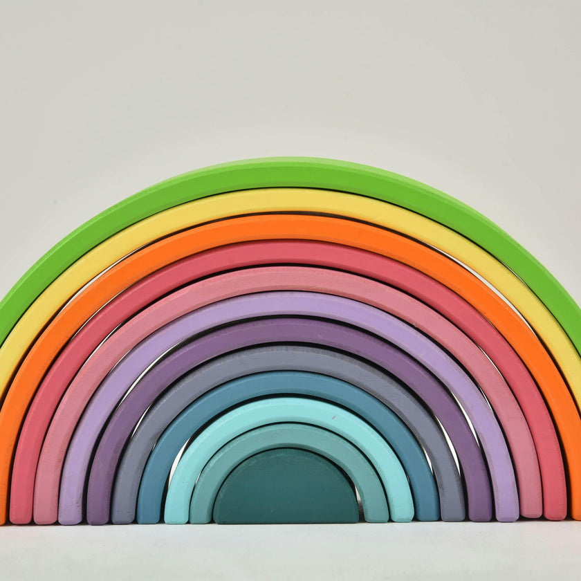 Avenlur Wooden Rainbow Stacker Blocks