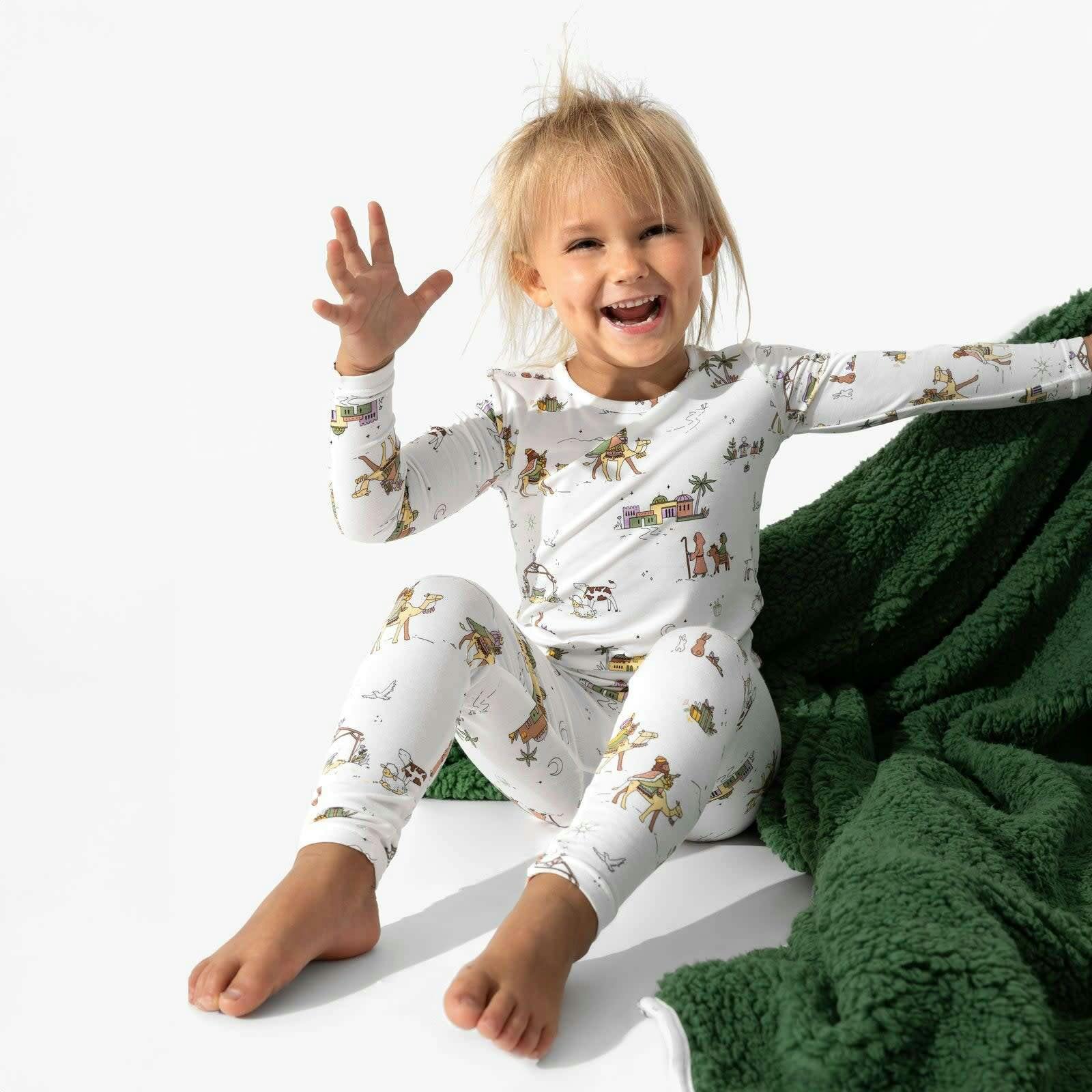 Yuletide Bamboo Kids Pajamas