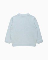 Baby Monkey Cardigan in Blue