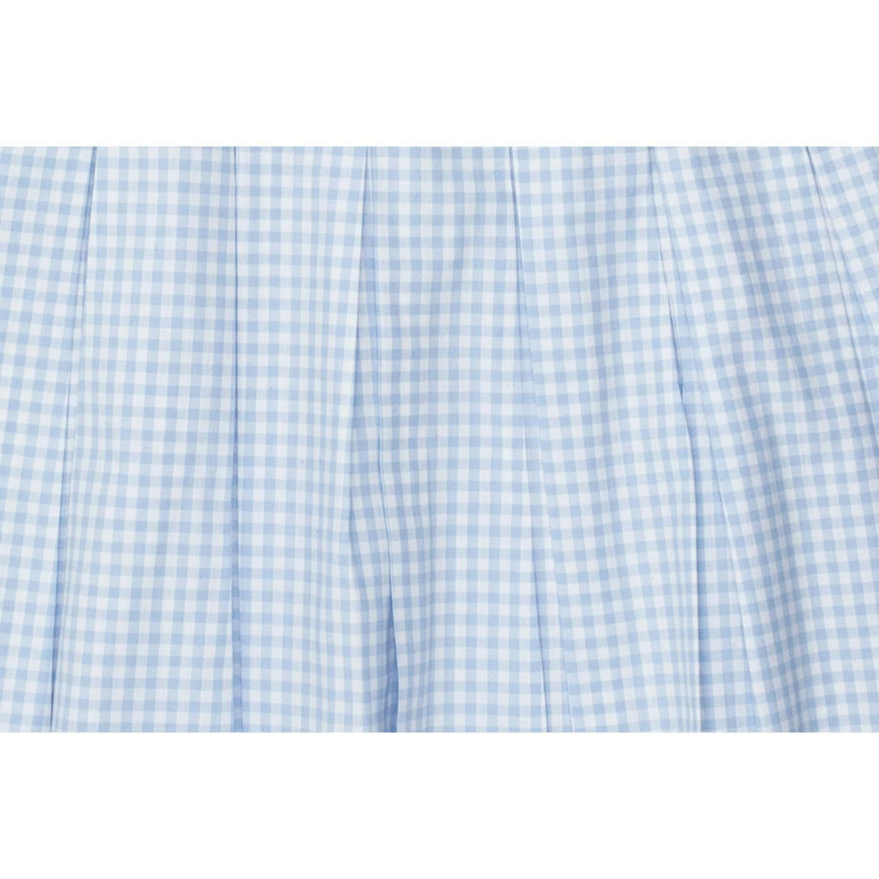 Gingham Pleated Dress