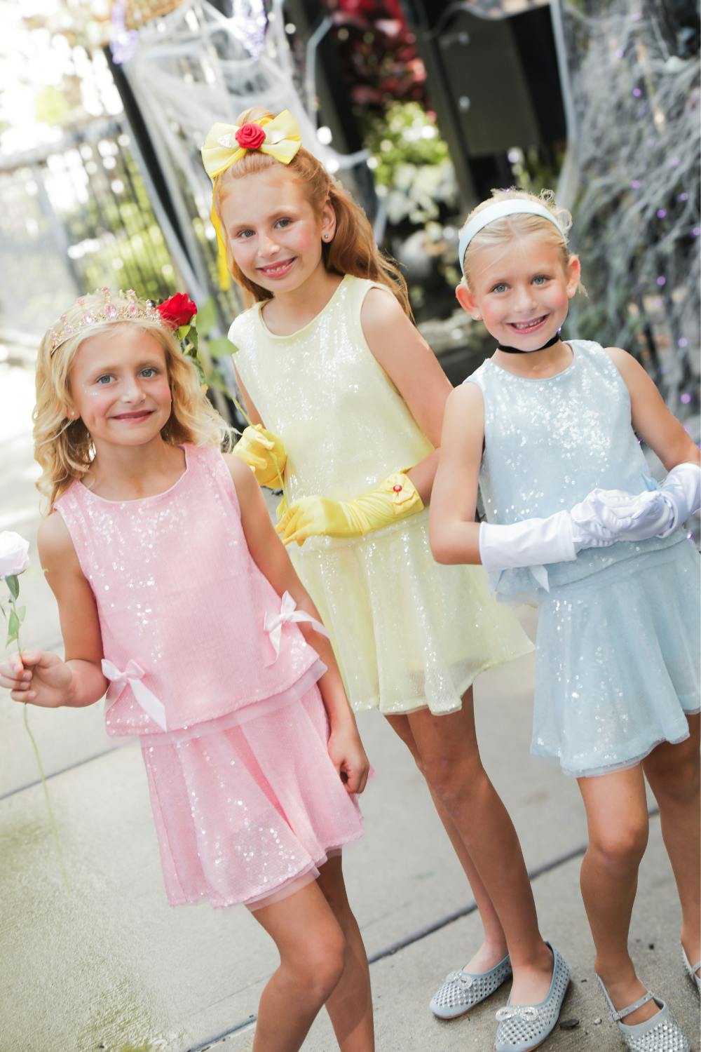 Pastel Sequin Bow Set