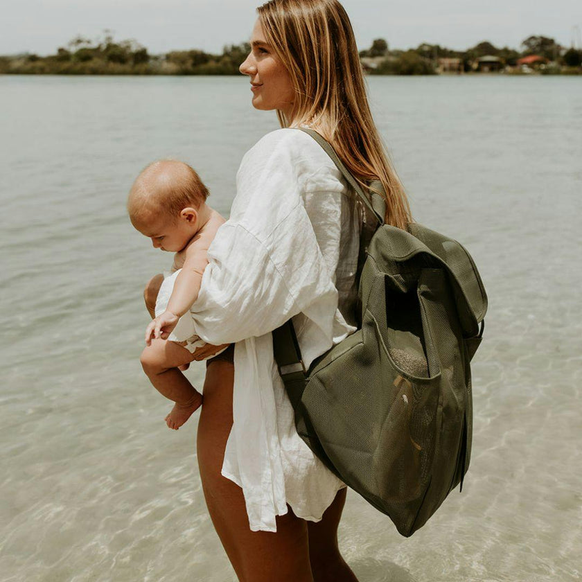 Beach Hauler™ Mesh Backpack - Pandanus