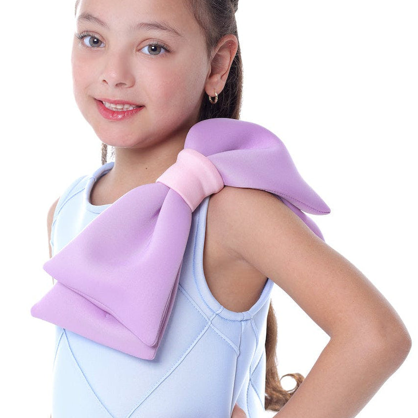 Blue Skylar Bow Dress