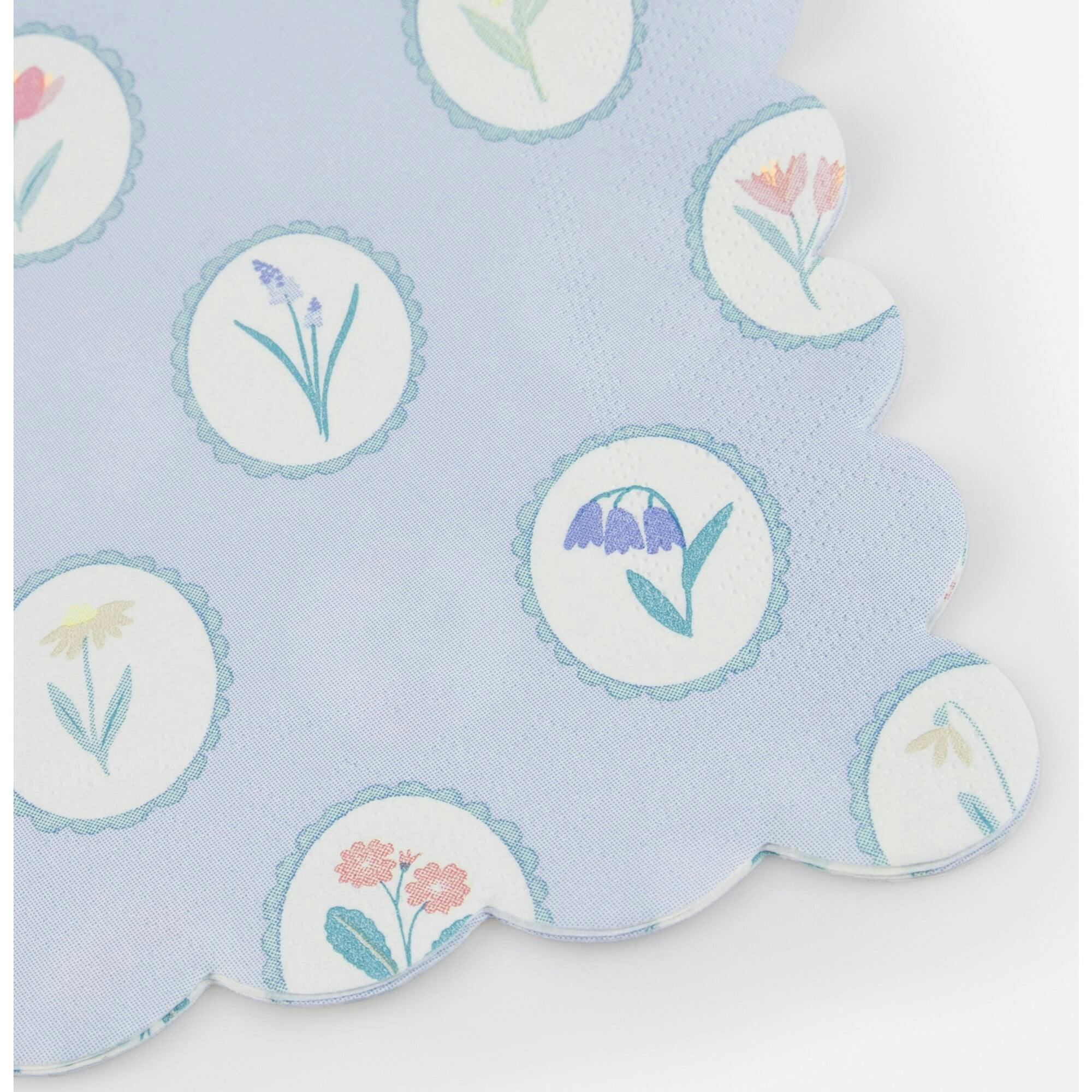 Bloomsbury Floral Pattern Large Napkins