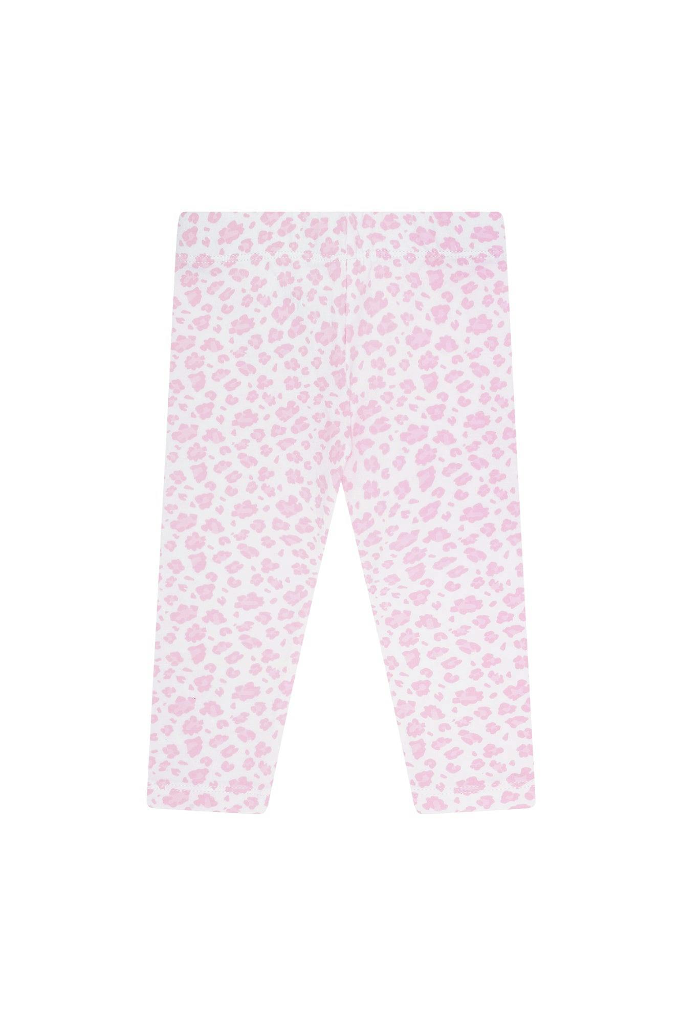 Pink Cheetah Tee-Leggings Set