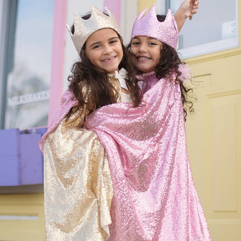 Gracious Gold Sequins Cape