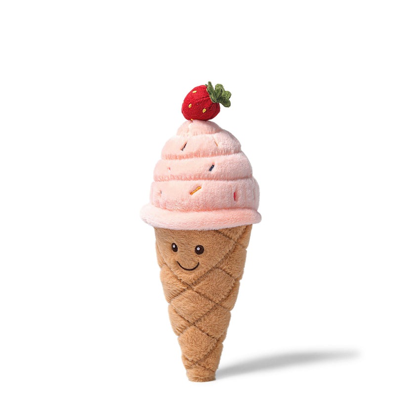 McHugs Strawberry Ice Cream Weighted Plush 18cm