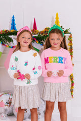 Sweet Holiday Patch Sweatshirt