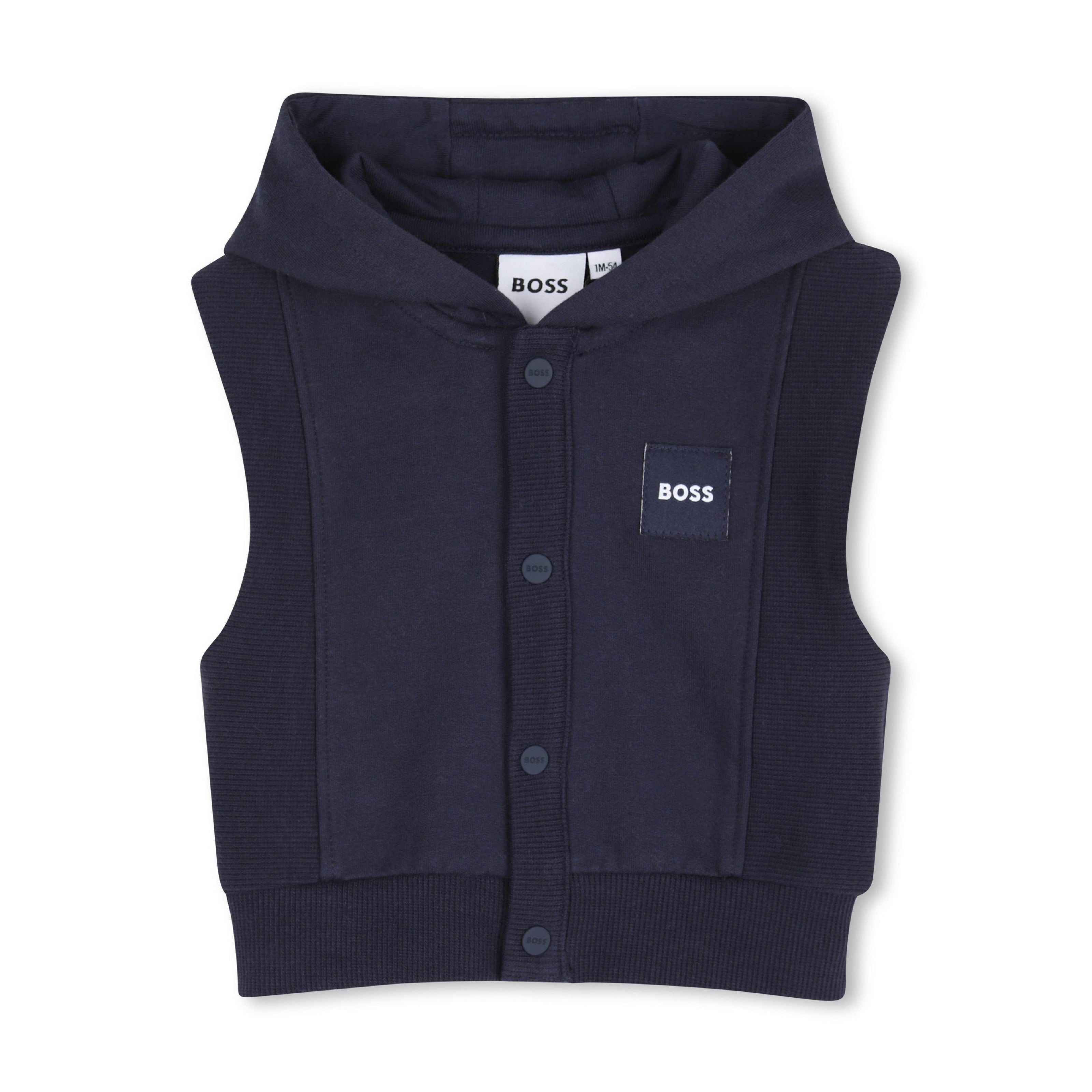 Navy Baby Vest Outfit Set