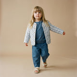 Organic Twill Barrel Pants - Navy