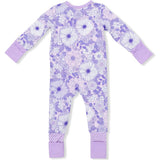Lacy Lavender Floral - Convertible Romper