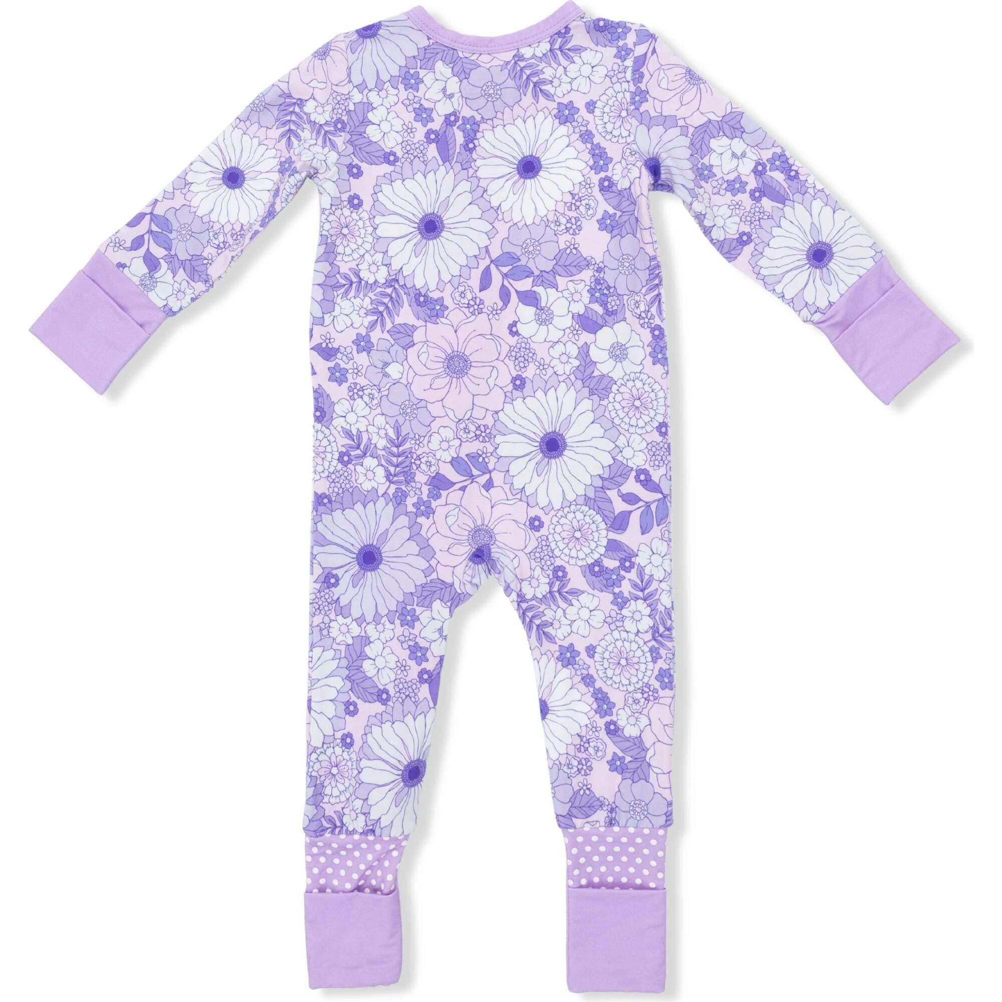 Lacy Lavender Floral - Convertible Romper