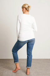 Liv Long Sleeve Maternity Crew Neck Tee