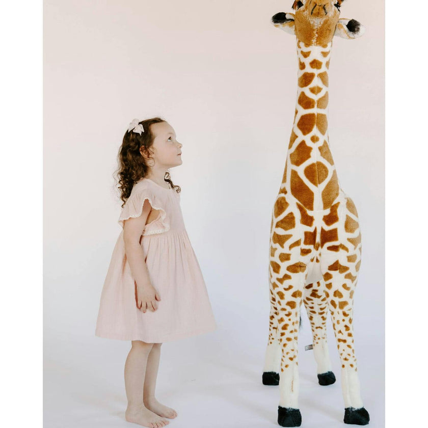 Organic Cotton Muslin Flutter Sleeve Dress