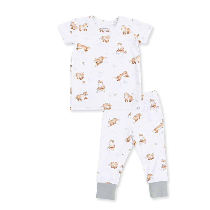 Little Explorer Fox - Short Sleeve Loungewear Set