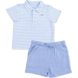 Striped Golf - Polo with Casual Short