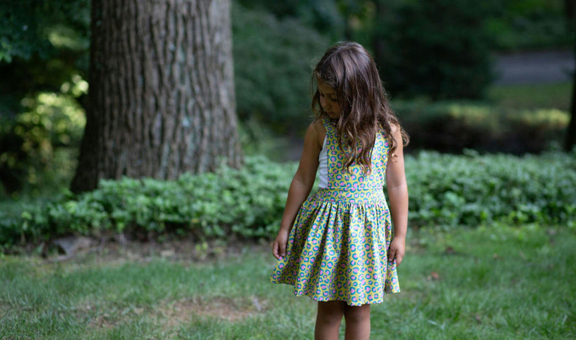 Pinafore Dress in Cheetah