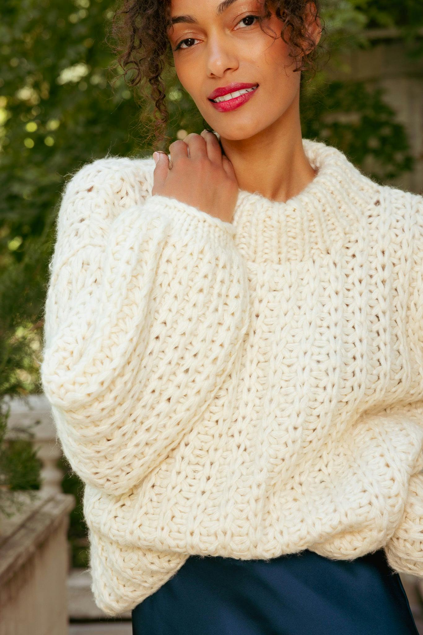 Julia Sweater in Cream