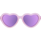Polarized Heart: Purple Mirrored Lens