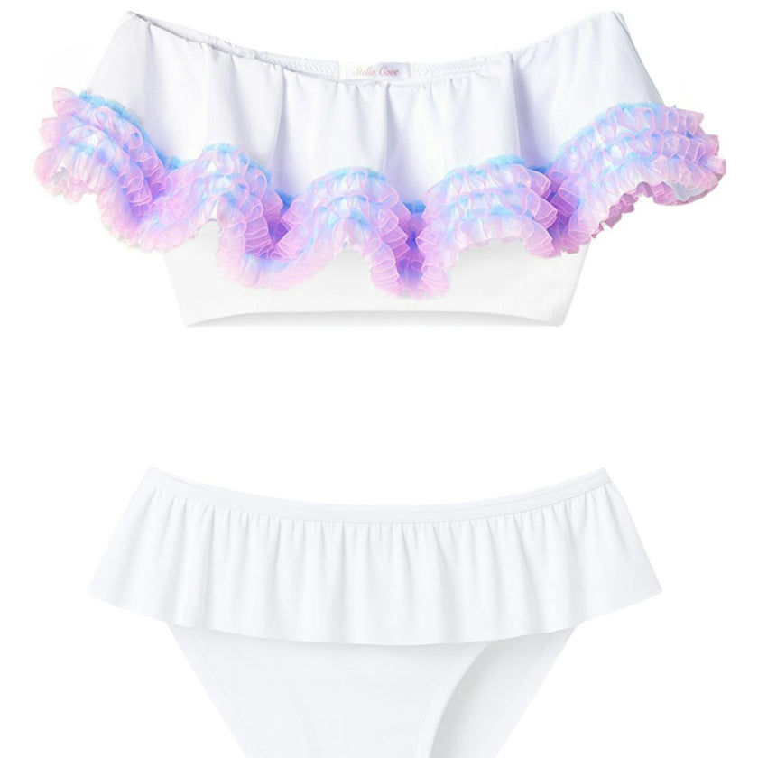 Anemone Frilled Shoulder Line Bikini