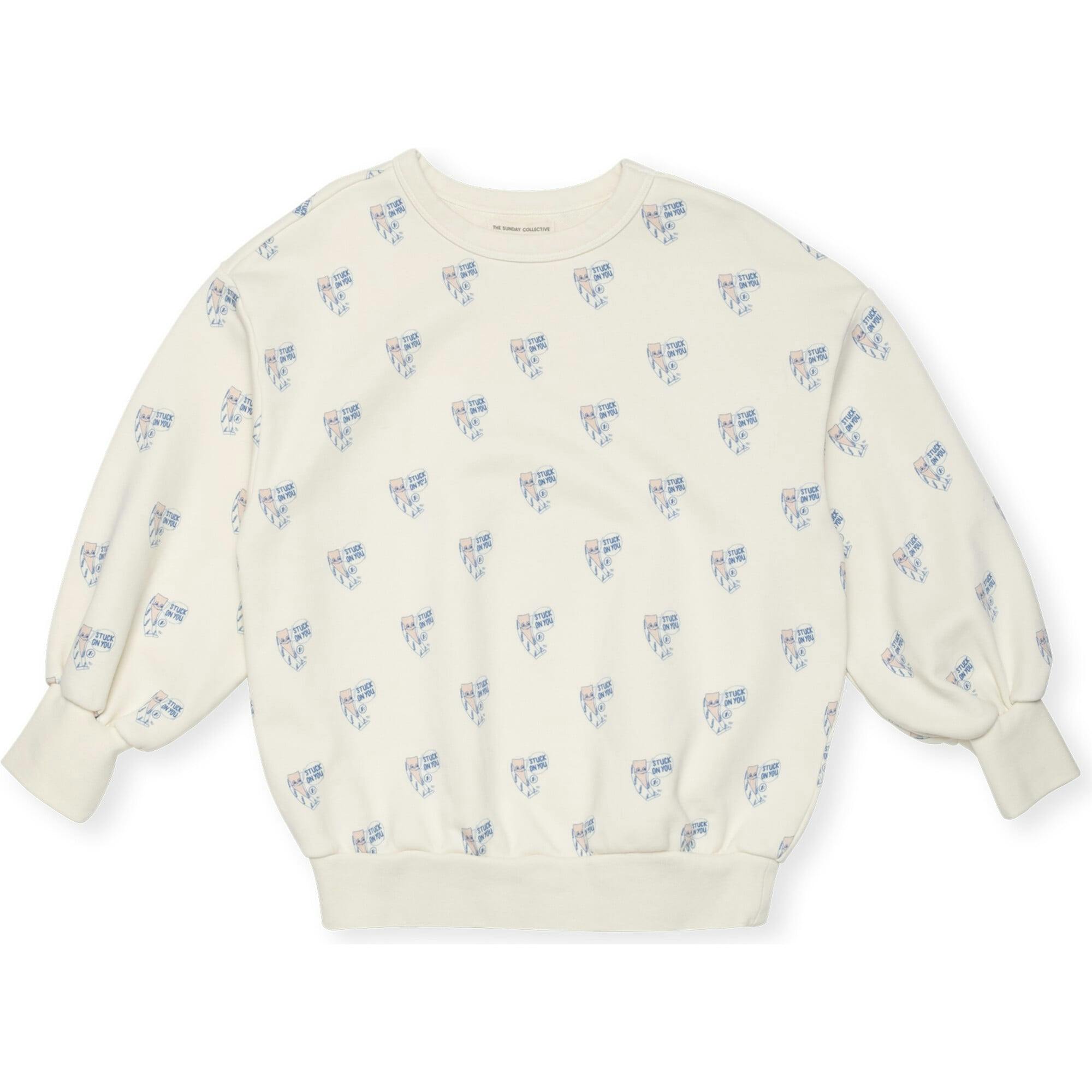 Organic Weekend Sweatshirt in Double Bubble Print